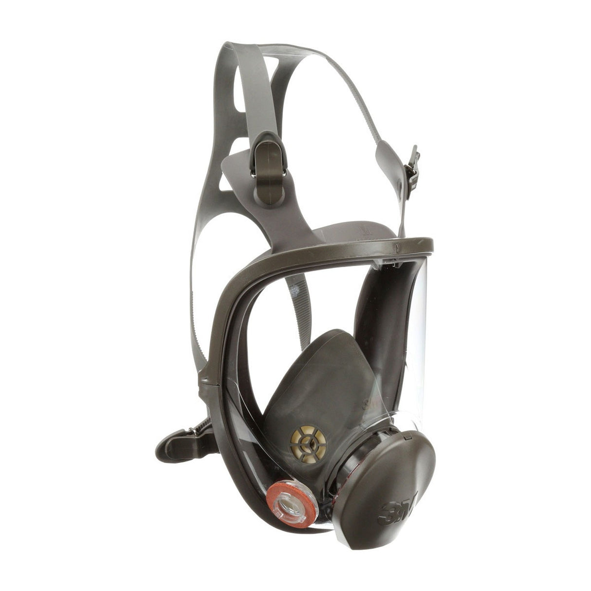 3M 54146 6800 Full Facepiece Reusable Respirator, Medium, Gray, Silicone Face Seal, 4-Point Harness, Bayonet Connection (7000002030) (4 Pack) - 2
