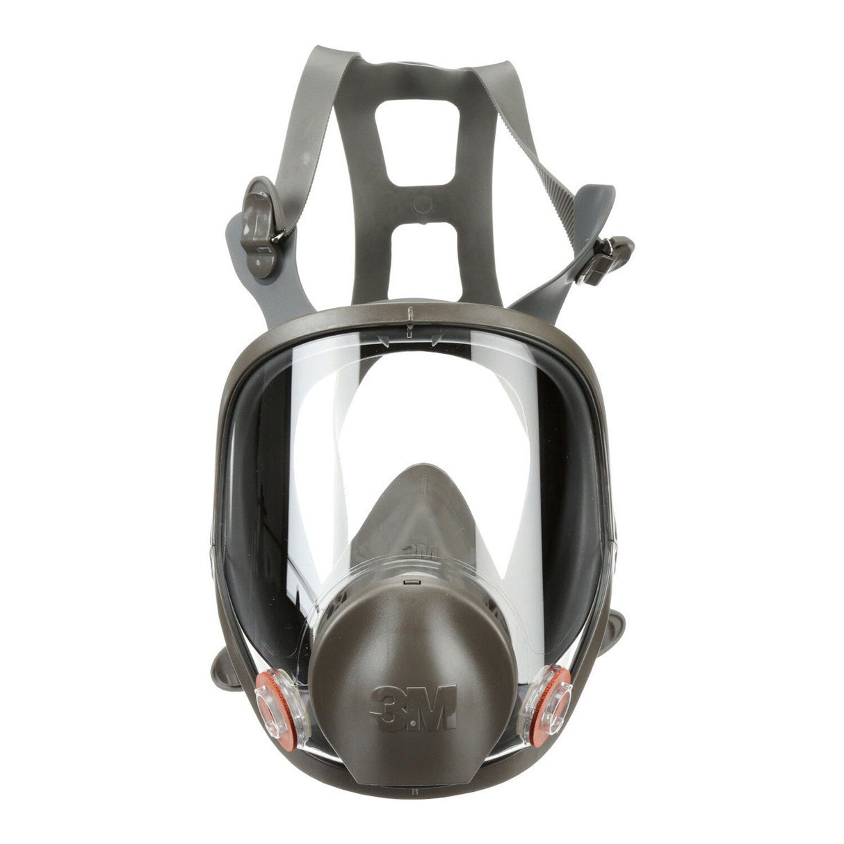 3M 54159 Full Facepiece Reusable Respirator 6000 Series, Large, Silicone Face Seal, Bayonet Connection, ANSI High Impact Eye Protection, NIOSH Approved (6900) (7000002037) (4 Pack)