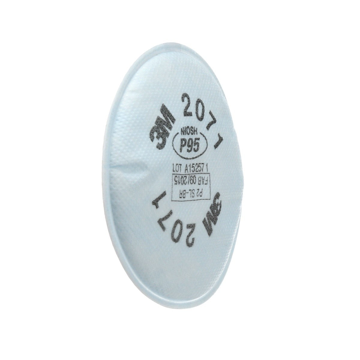 3M 2071 54356 Particulate Filter P95 Bayonet Reusable Respirator Filter (7000002058) (100 Pack) - 3