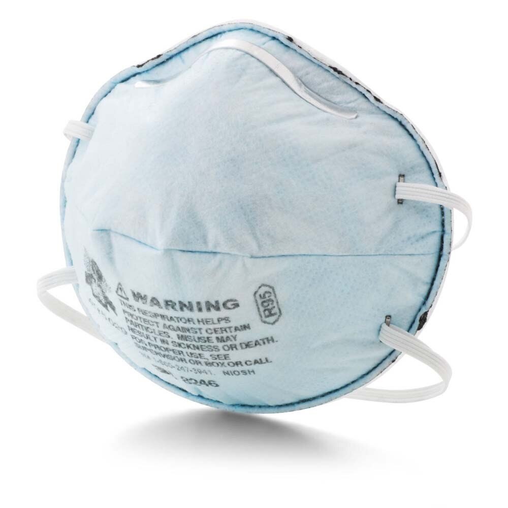 3M 8246 Particulate Respirator R95 with Nuisance Level Acid Gas Relief Disposable (7000002059) (20 Pack) - 2