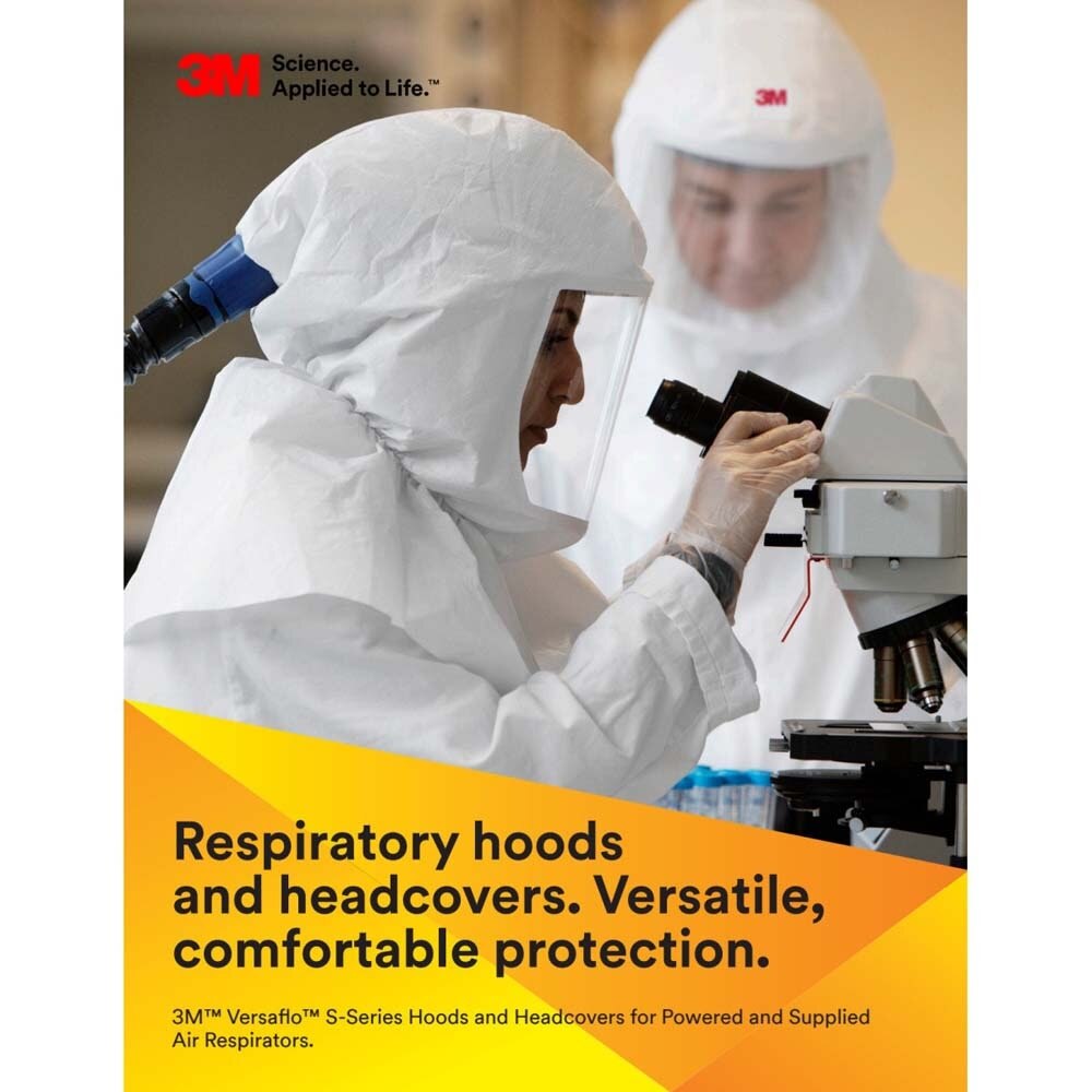 3M 7000002347 Versaflo Hood Assembly with Inner Collar and Premium Head Suspension S-655 - 4