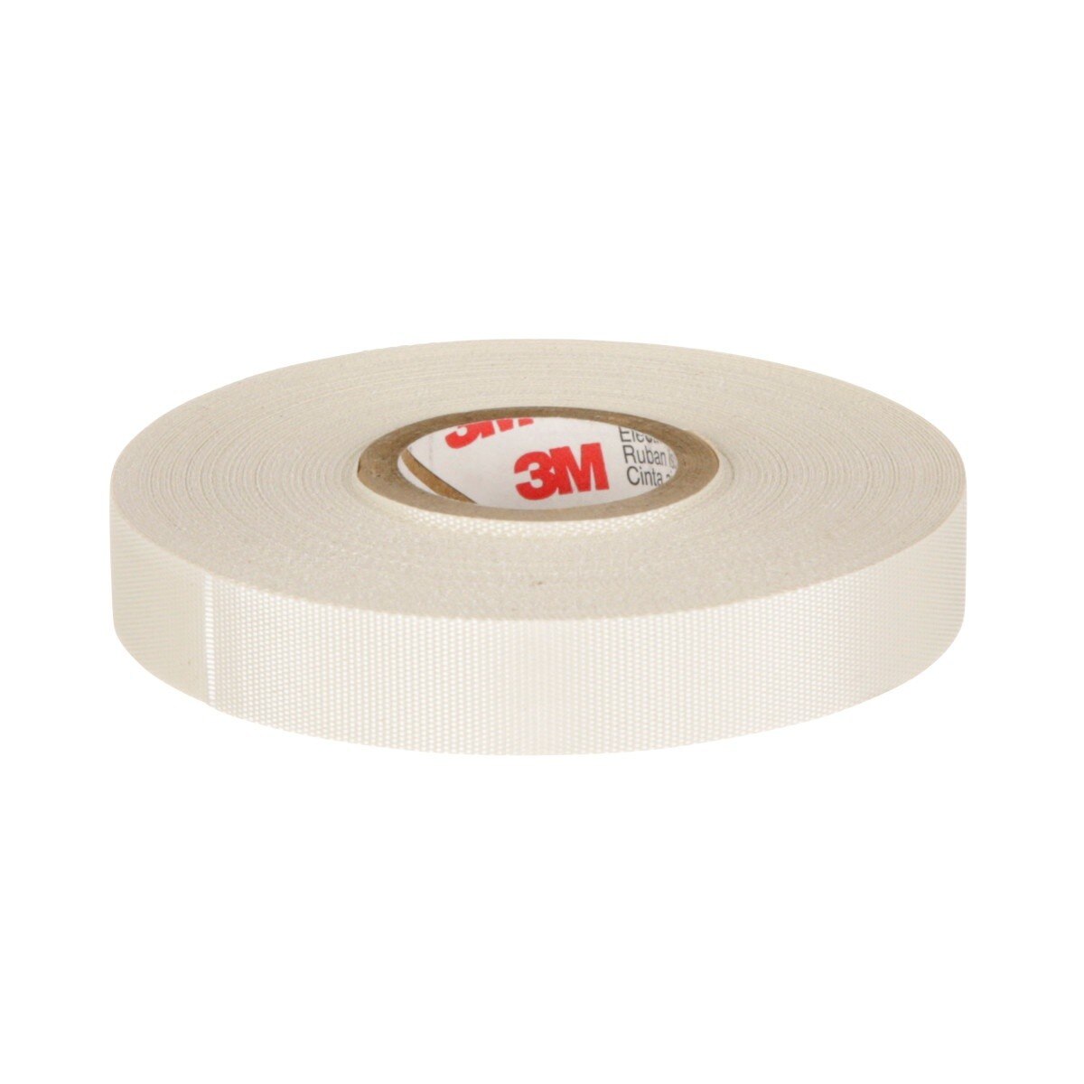 3M 27-1/2"X66' Scotch Glass Cloth Electrical Tape, 1/2 in x 66 ft, 7 mil, White, Rubber Adhesive, High Temperature (7000005814) - 8