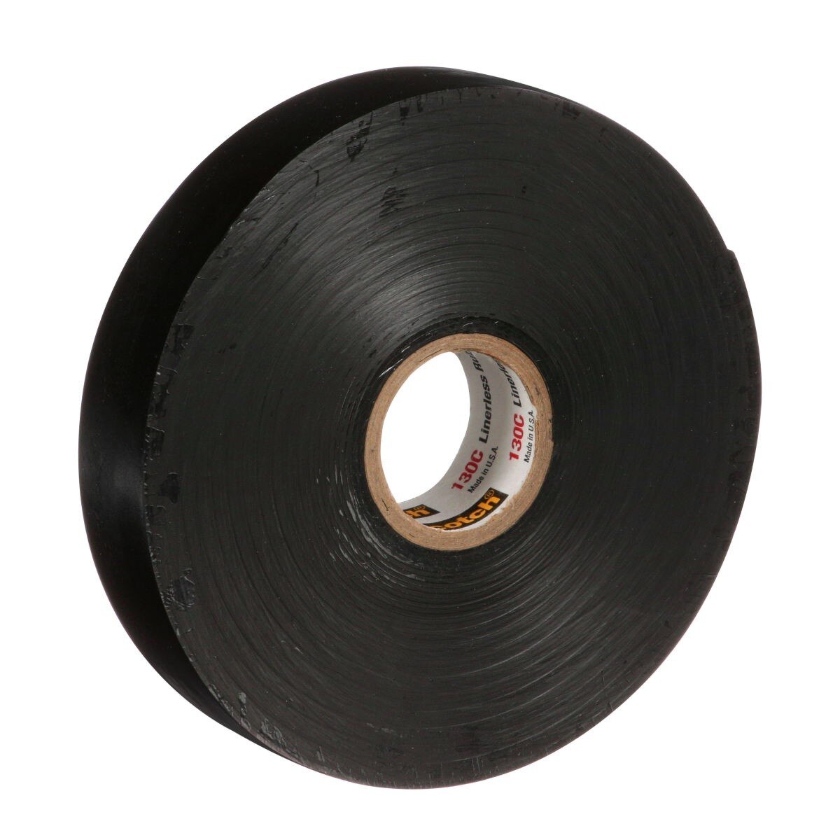 3M 130C Scotch Linerless Rubber Splicing Tape, 3/4 in x 30 ft, Black (130C-3/4X30FT) (7000006085) (24 Pack) - 4