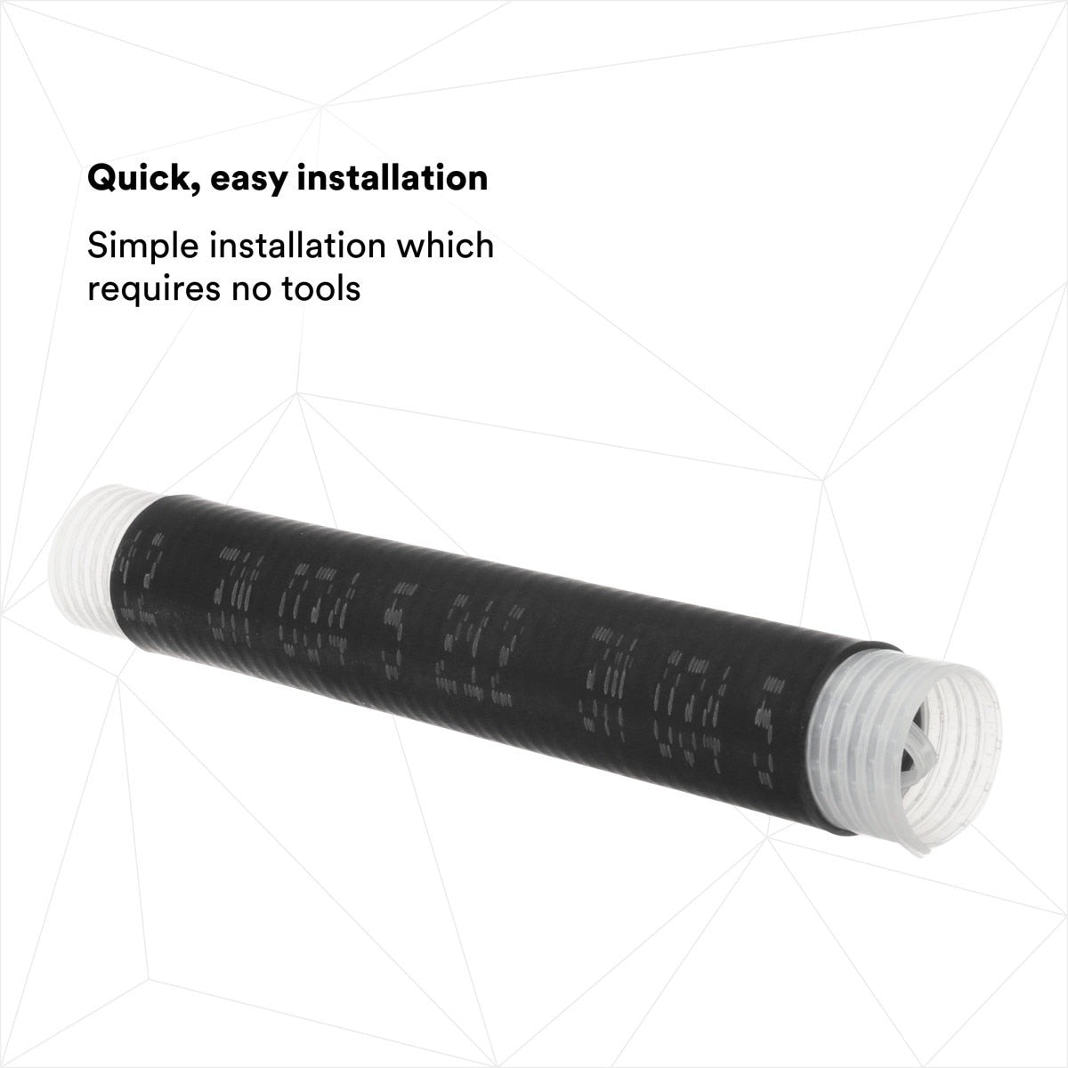 3M 8426-9 Cold Shrink Insulator, 2/0 AWG-250 kcmil (70-125 mm2), Black, EPDM Rubber, 1 kV (7000006132) (10 Pack) - 4
