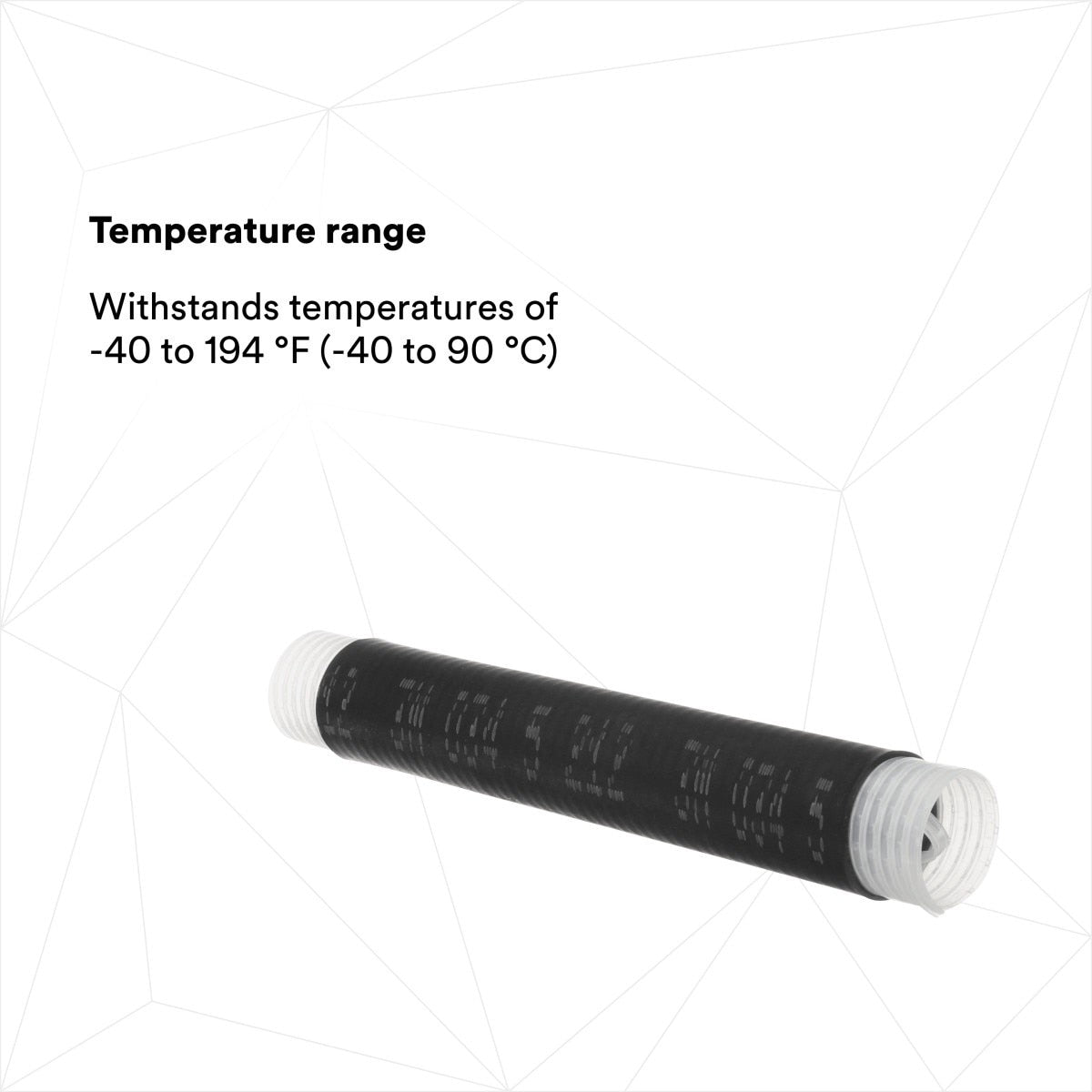 3M 8426-9 Cold Shrink Insulator, 2/0 AWG-250 kcmil (70-125 mm2), Black, EPDM Rubber, 1 kV (7000006132) (10 Pack) - 5