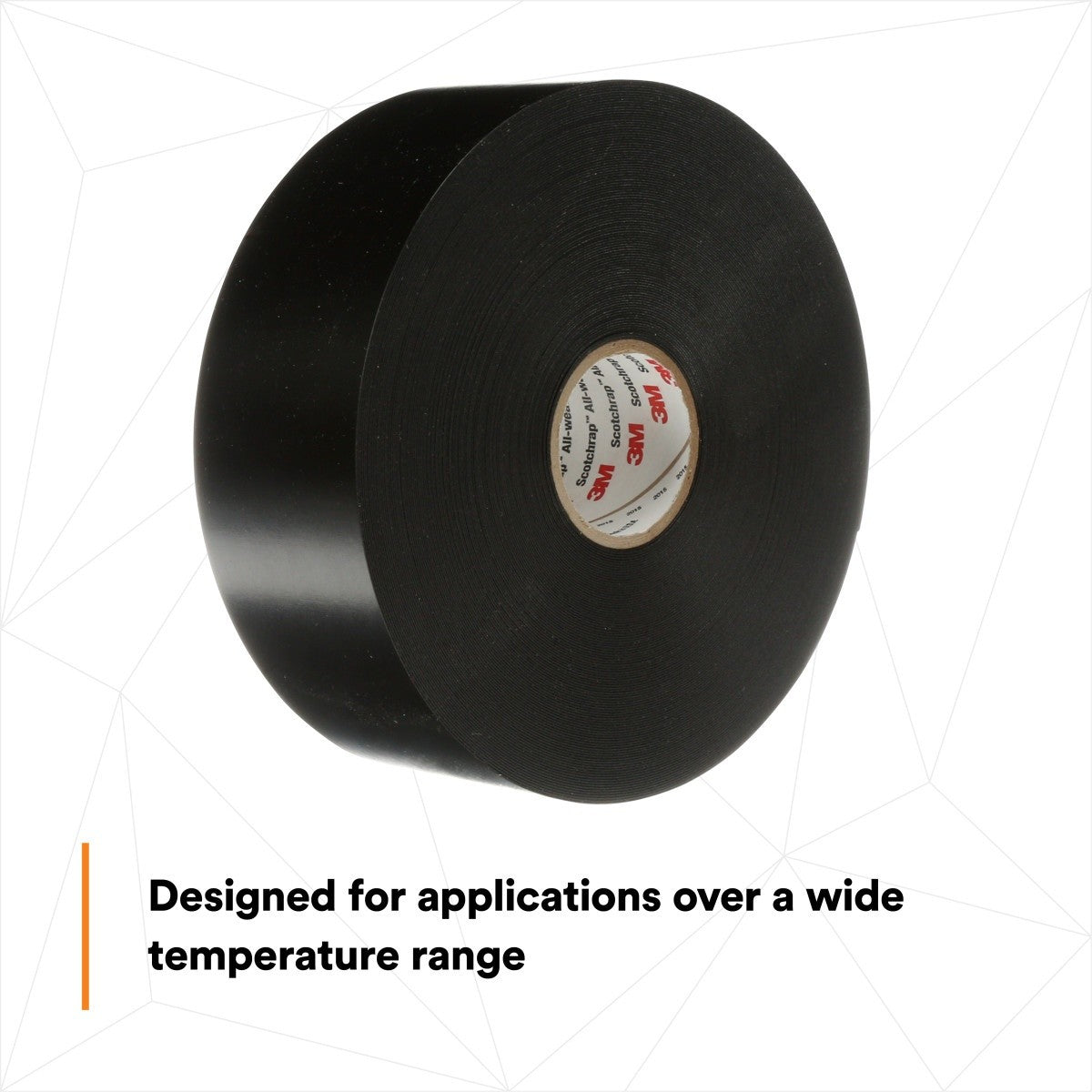 3M 51UP-2X100FT Vinyl Corrosion Protection Tape 51, Unprinted, Black, 2 in x 100 ft (7000006135) (12 Pack) - 4