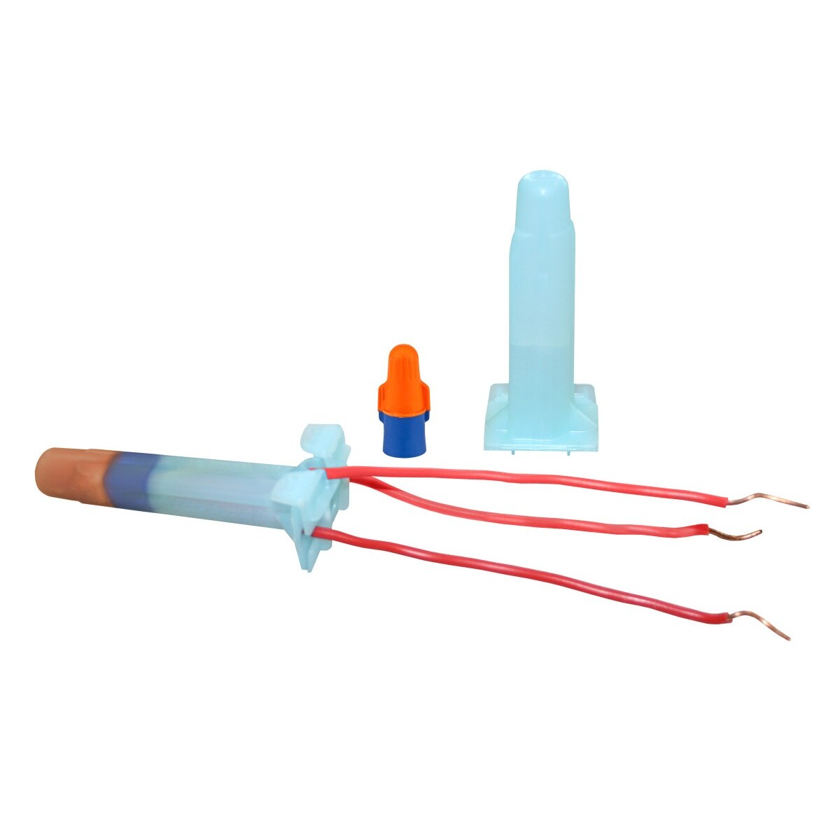 3M DBO/B-6 BULK Direct Bury Splice Kit, O/B+ Wire Connector, 18-10 AWG, UV-Resistant, Moisture Sealed, Flame Retardant (7000006238) (100 Pack) - 4