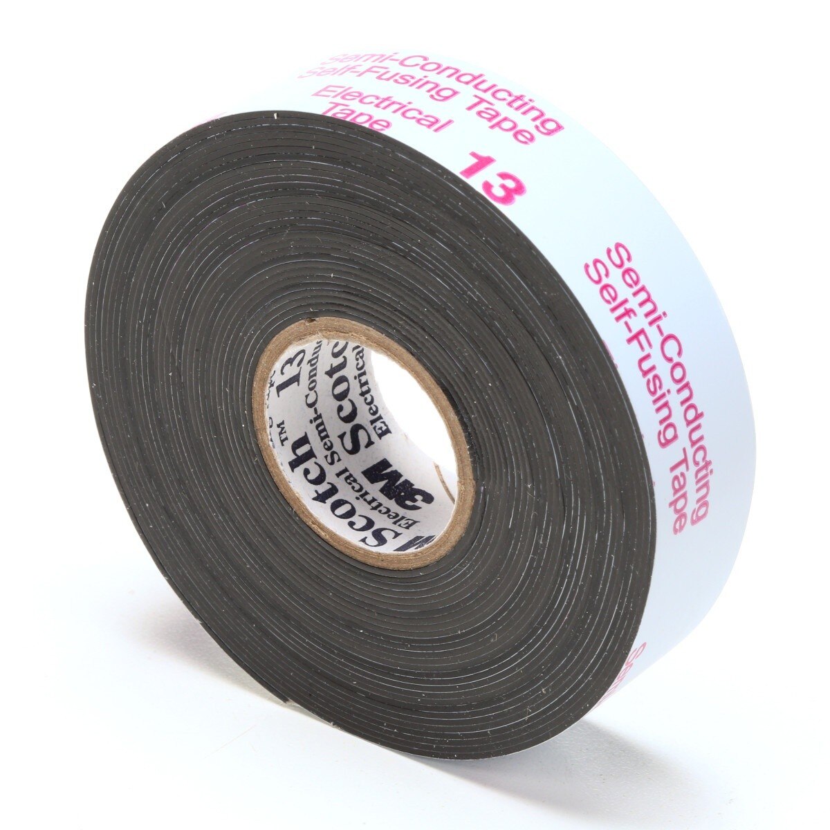 3M 13-3/4X15FT-K Scotch Electrical Semi-Conducting Tape 13, 3/4 in x 15 ft, Printed, Black (7000007284) (50 Pack) - 8