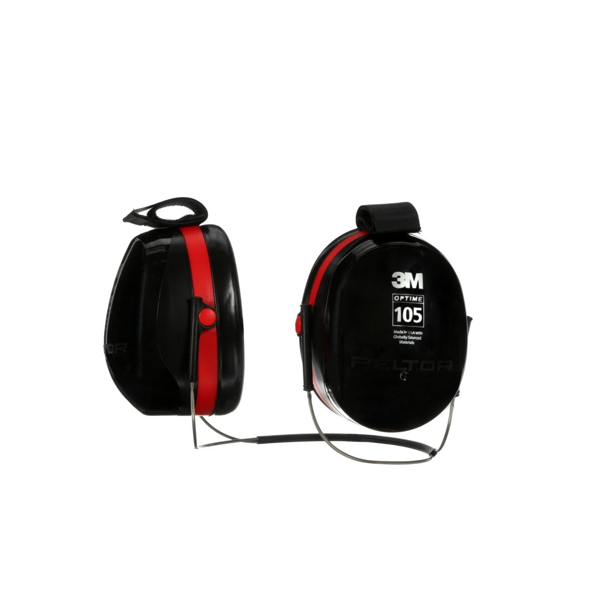 3M H10B PELTOR Optime 105 Behind-the-Head Earmuffs, 29 dB NRR (7000009664) - 3