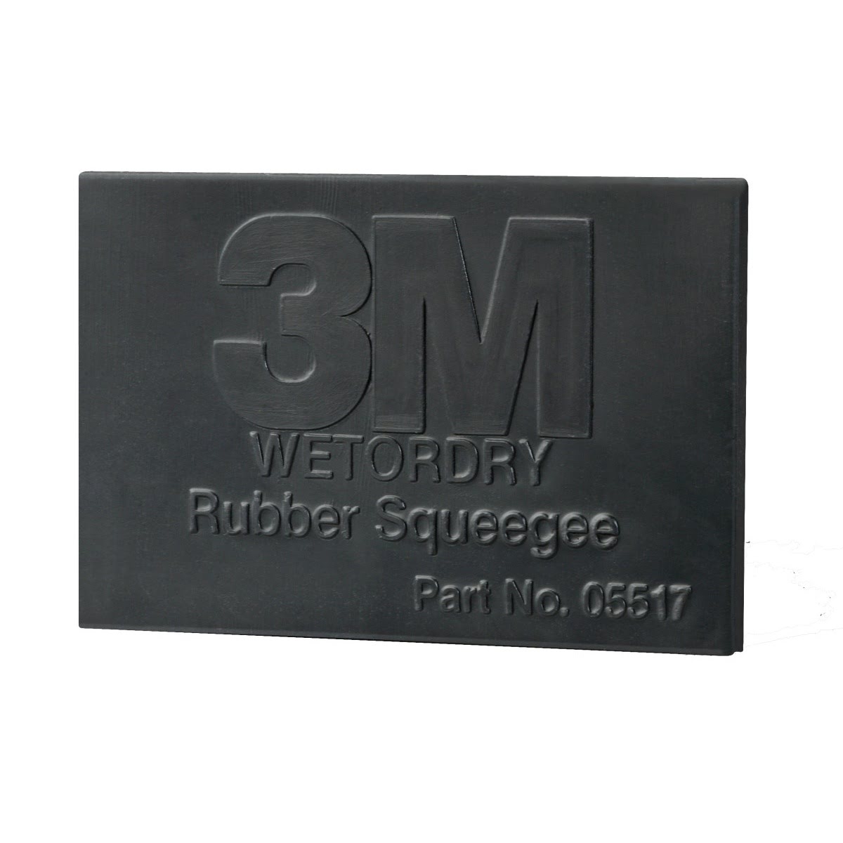 3M 05518 Rubber Squeegee, Firm, Black, 2 in x 3 in (7000028349) (50 Pack) - 6
