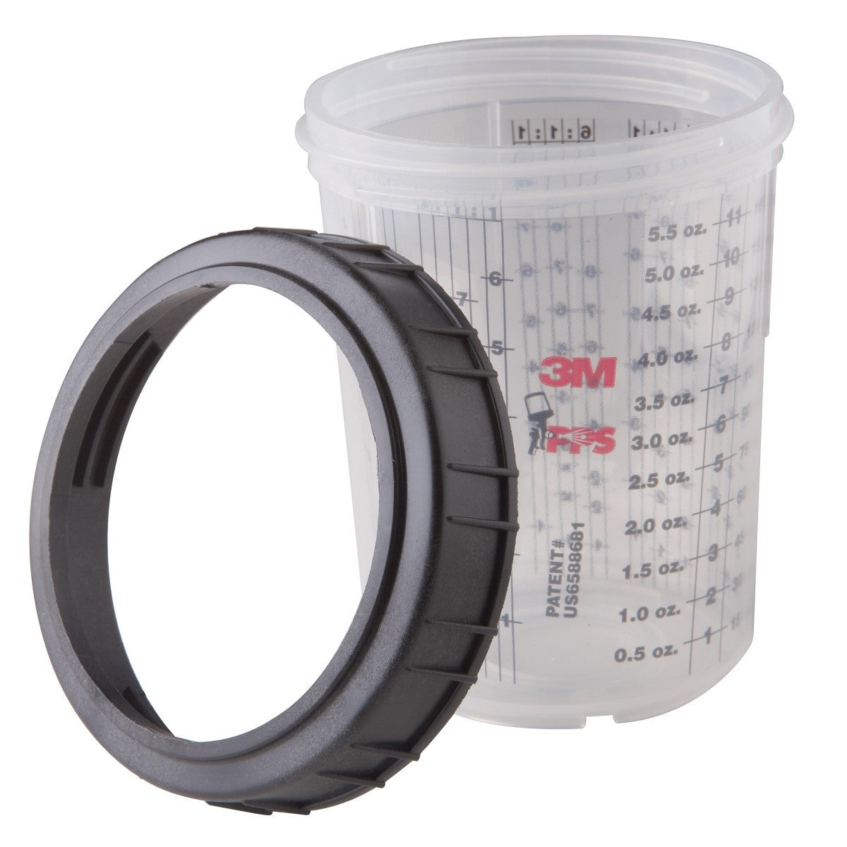 3M 16115 PPS Cup and Collar Original Series Mini 6 fl oz (7000028417) (8 Pack)