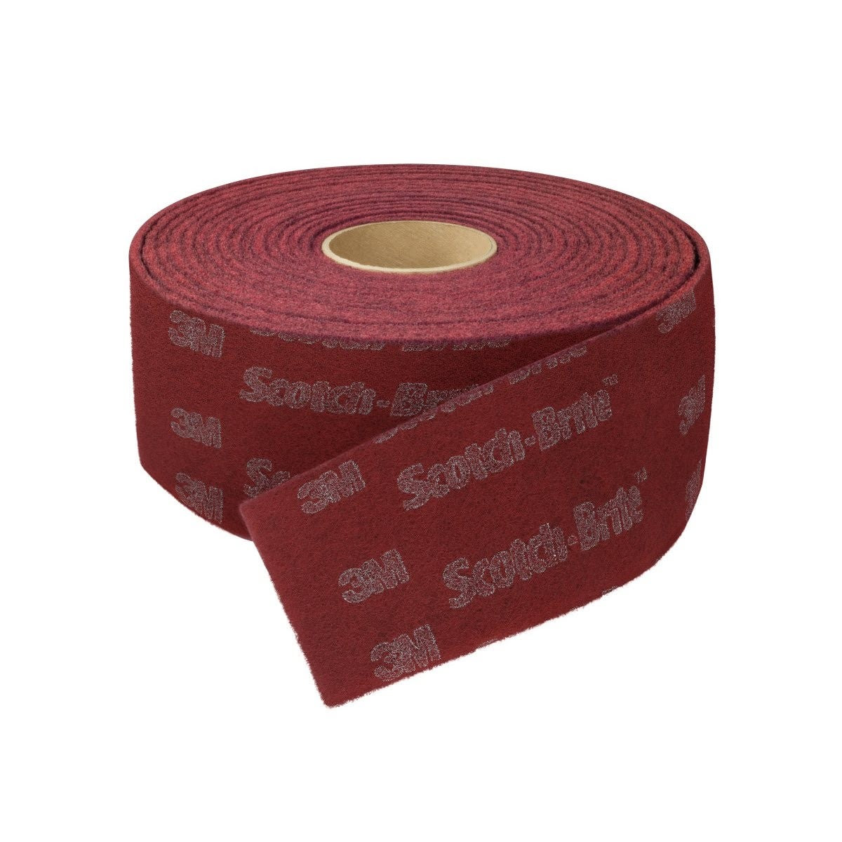 3M LD-RL Scotch-Brite Light Deburring Roll, Aluminum Oxide Very Fine, Maroon, 6 in x 30 ft (7000028476) (2 Pack)