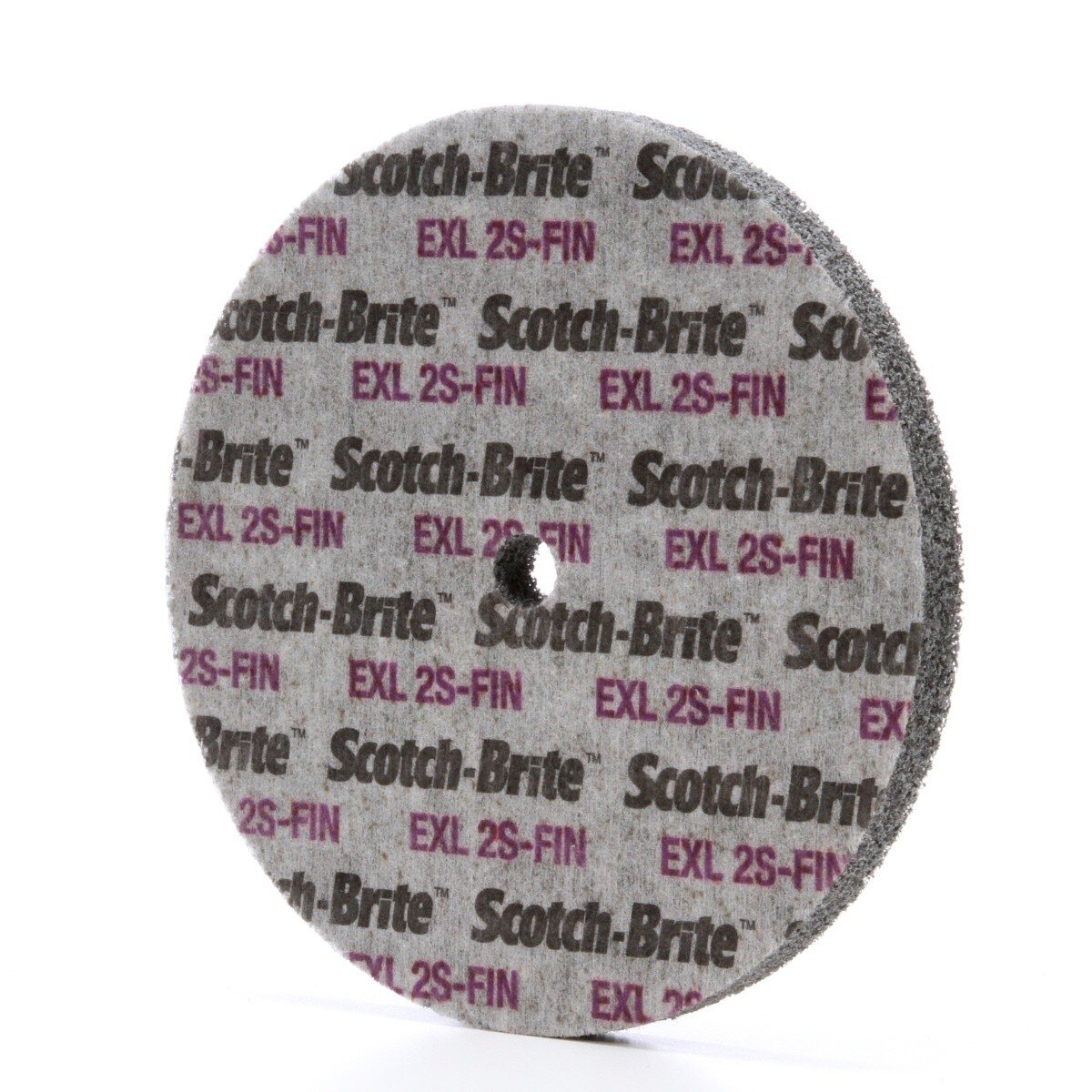 3M XL-UW Scotch-Brite EXL Unitized Wheel, 2S Fine, Silicon Carbide, Gray, 6 in x 1/2 in x 1/2 in (7000028478) (4 Pack) - 2