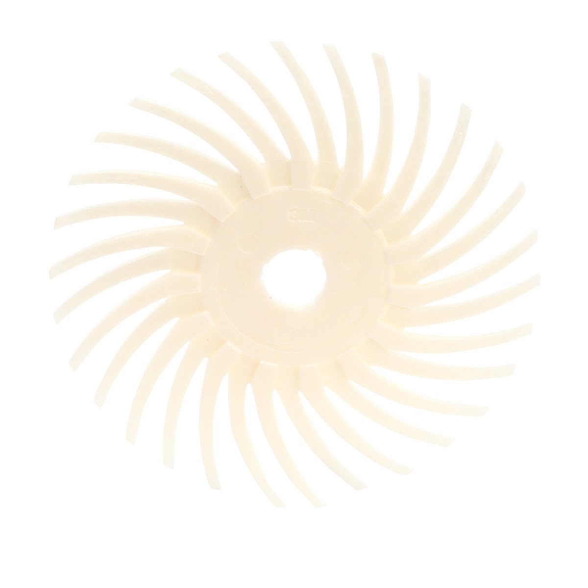 3M Scotch-Brite Roloc SR Radial Bristle Disc, White, 3 in x 3/8 in (7000028525) (40 Pack)