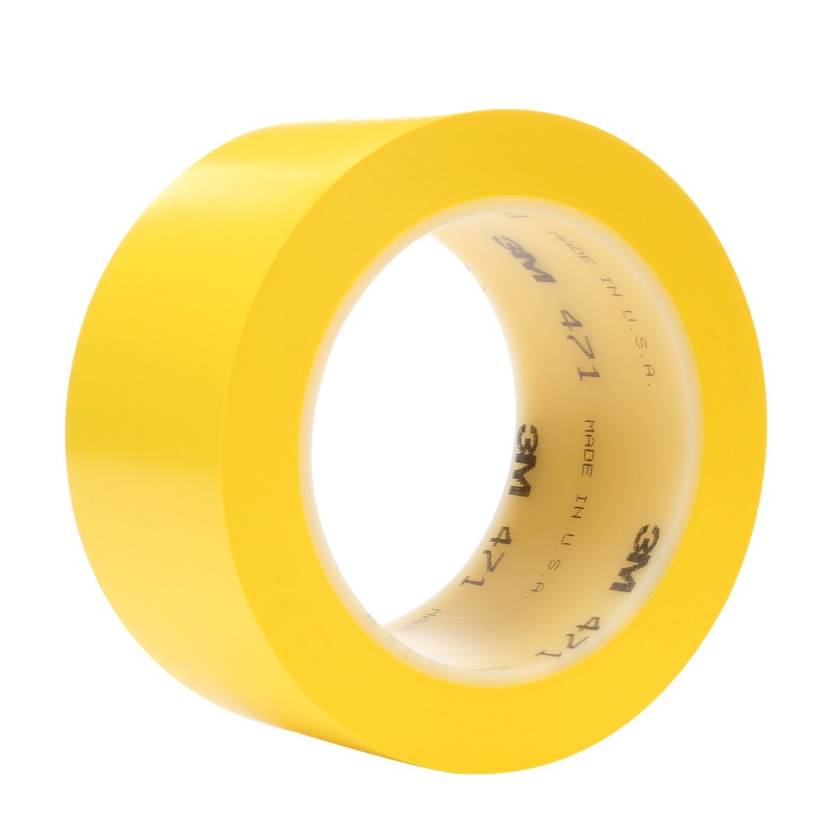 3M 471 Vinyl Tape, Yellow, 2 in x 36 yd, 5.2 mil (7000028852) (24 Pack) - 2