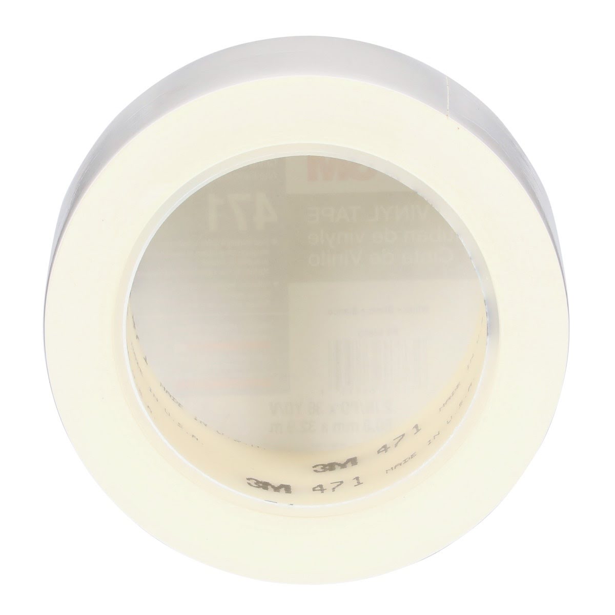 3M 471 Vinyl Tape White Floor Marking Tape 2 in x 36 yd 5.2 mil (7000028853) (24 Pack) - 8