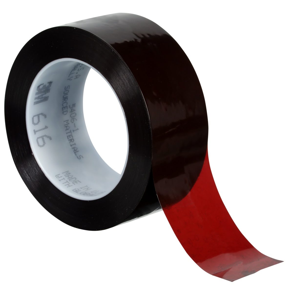 3M 616 UPVC Tape, Ruby Red, 2 in x 72 yd, 2.4 mil (7000028856) (24 Pack) - 2