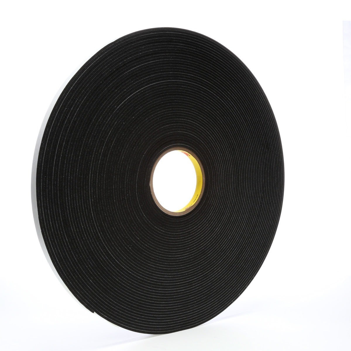 3M 4718 Vinyl Foam Tape, Black, 1/2 in x 36 yd, 125 mil (7000028881) (18 Pack)