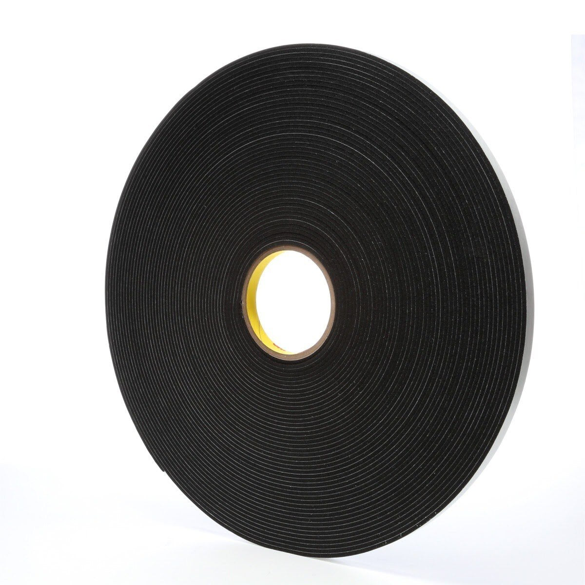 3M 4718 Vinyl Foam Tape, Black, 1/2 in x 36 yd, 125 mil (7000028881) (18 Pack) - 2
