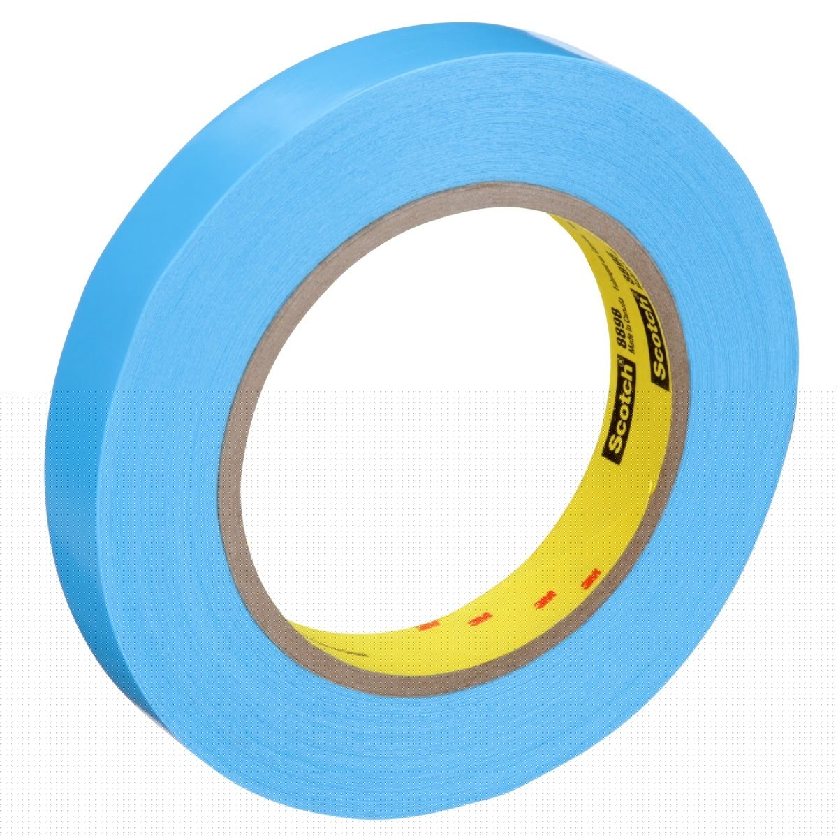 3M 8898 Scotch Strapping Tape, Blue, 18 mm x 55 m, 4.6 mil (7000028946) (48 Pack)