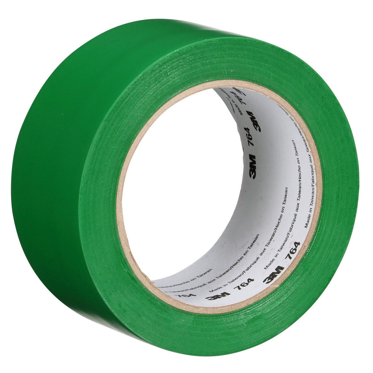 3M 764 General Purpose Vinyl Tape Green 2 in x 36 yd 5 mil Floor Marking Color Coding (7000028964) (24 Pack) - 5