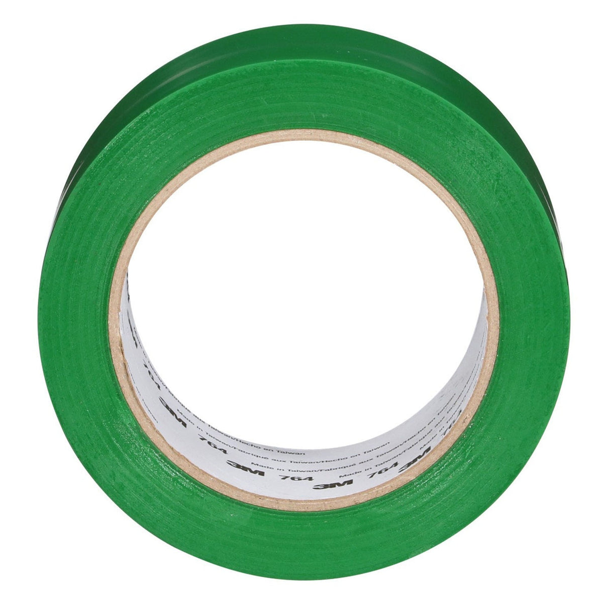 3M 764 General Purpose Vinyl Tape Green 2 in x 36 yd 5 mil Floor Marking Color Coding (7000028964) (24 Pack) - 7