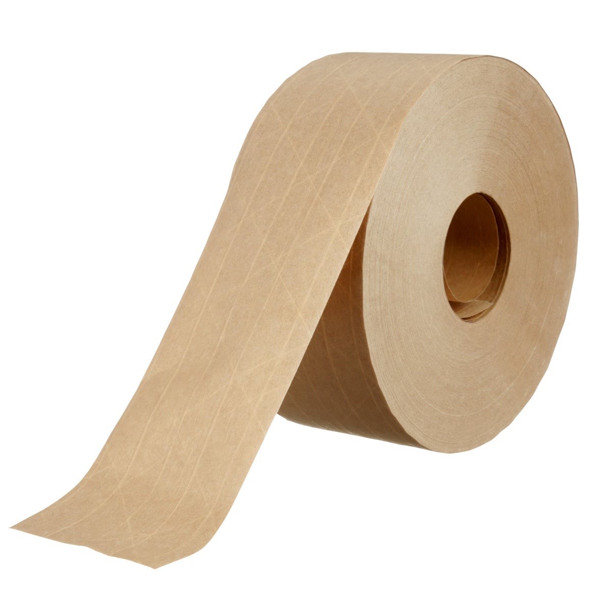 3M 6144 Water Activated Paper Tape, Economy Reinforced, Natural, 70 mm x 450 ft (7000029099) (10 Pack) - 2