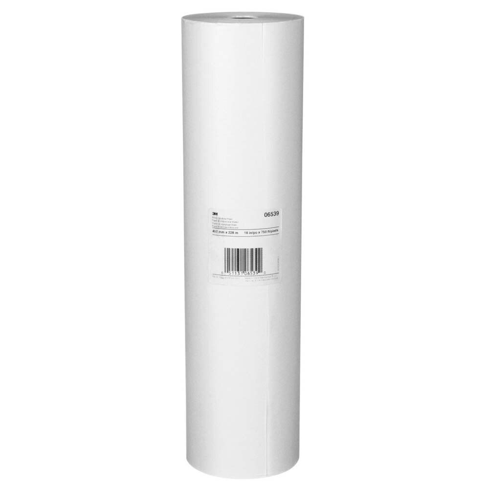 3M 06539 White Masking Paper, 18 in x 750 ft (7000029607)