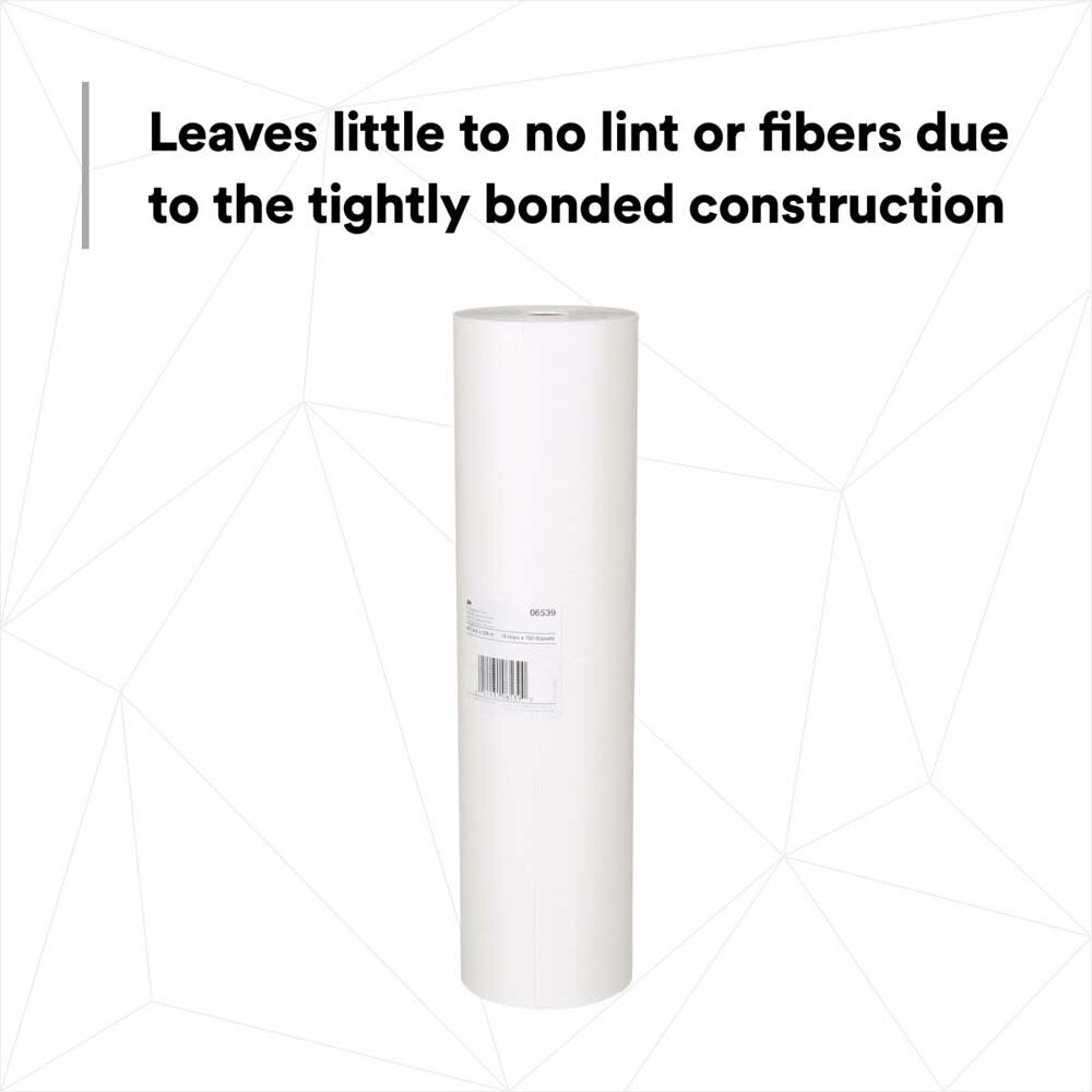 3M 7000029607 White Masking Paper, 06539, 18 in x 750 ft - 5