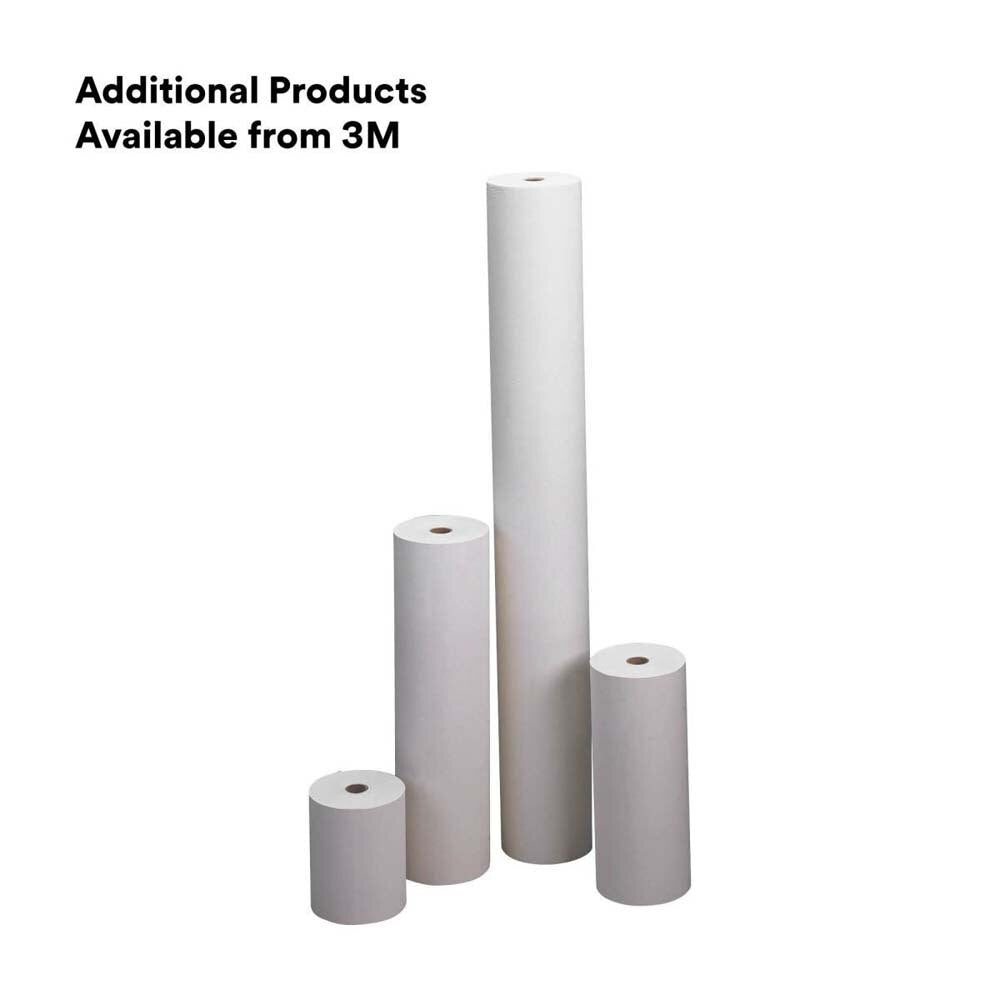 3M 7000029607 White Masking Paper, 06539, 18 in x 750 ft - 7