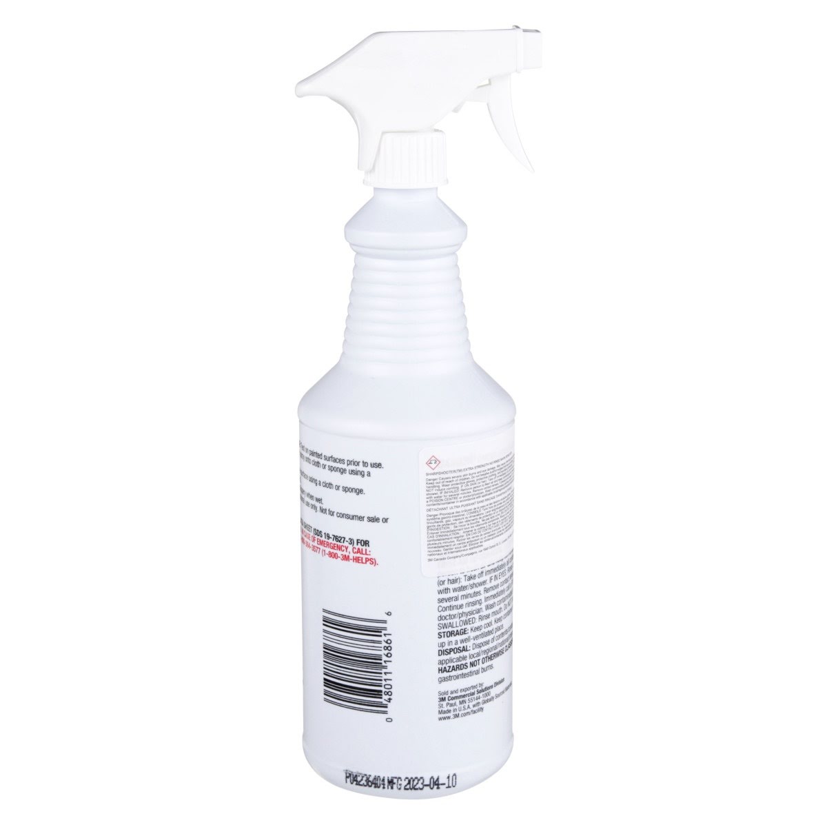 3M Sharpshooter Extra Strength No-Rinse Mark Remover with Trigger Sprayer, 1 qt (7000029810) (12 Pack) - 3