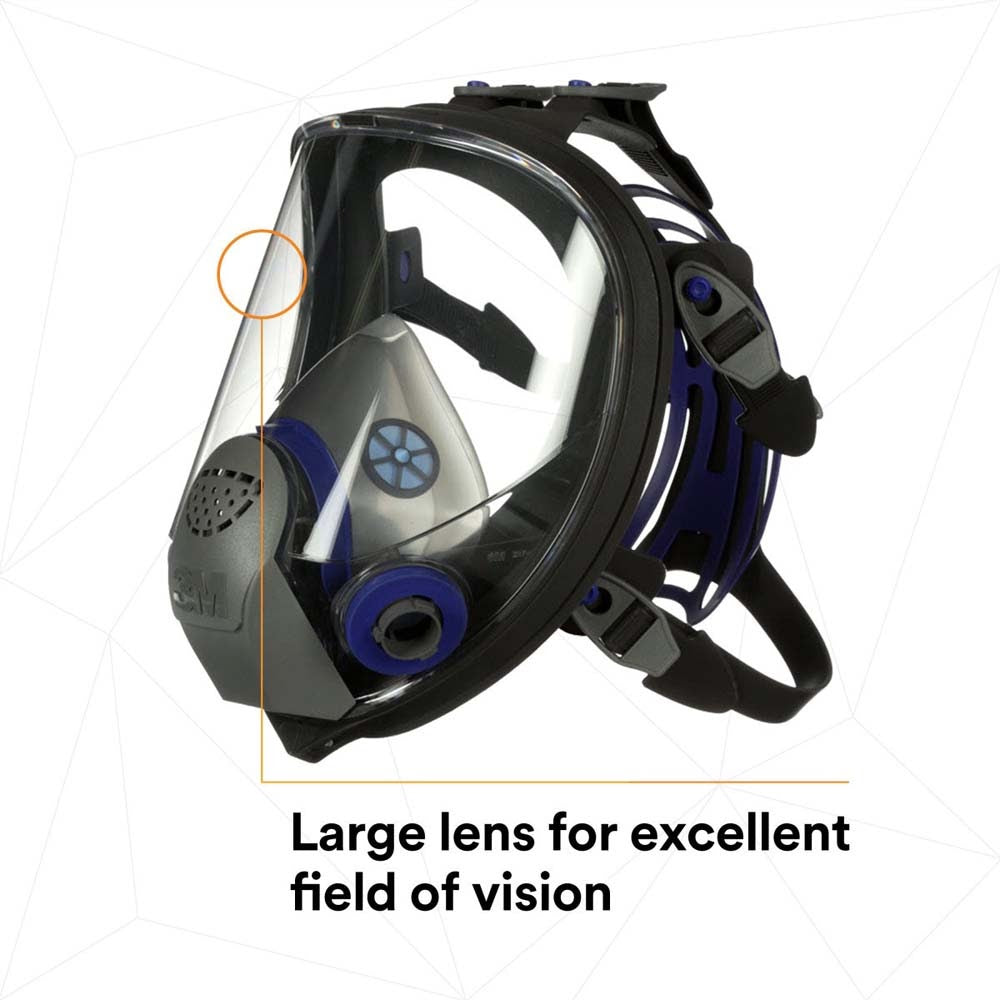 3M FF-401 Ultimate FX Full Facepiece Reusable Respirator , Small (7000029940) - 5