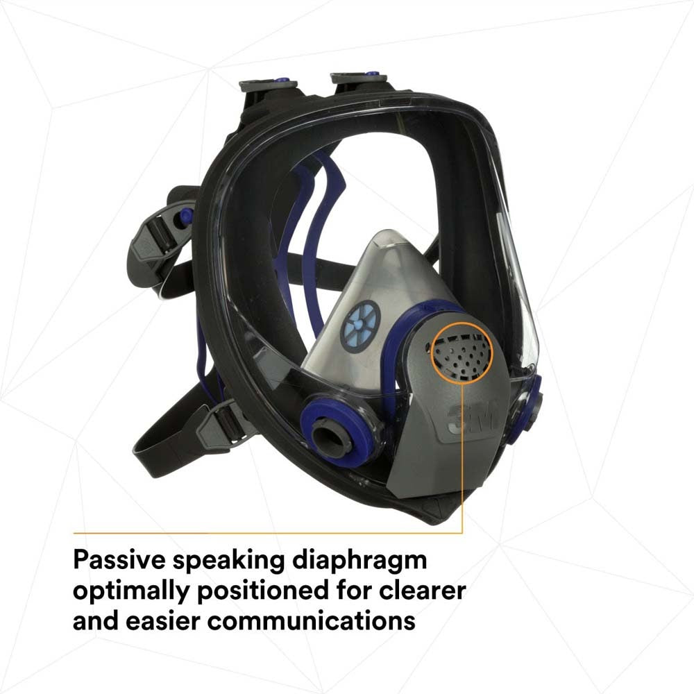 3M 7000029940 Ultimate FX Full Facepiece Reusable Respirator FF-401, Small - 7