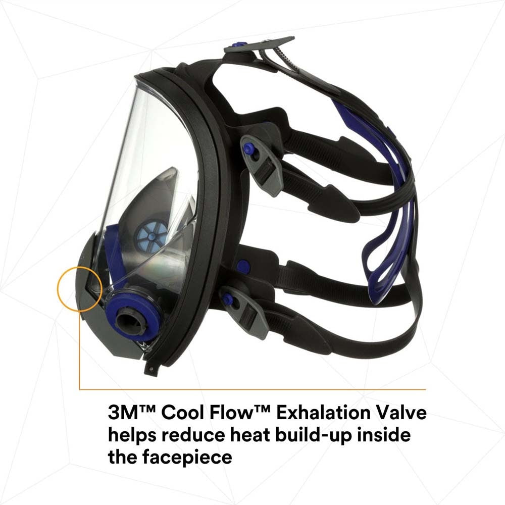 3M FF-401 Ultimate FX Full Facepiece Reusable Respirator , Small (7000029940) - 8