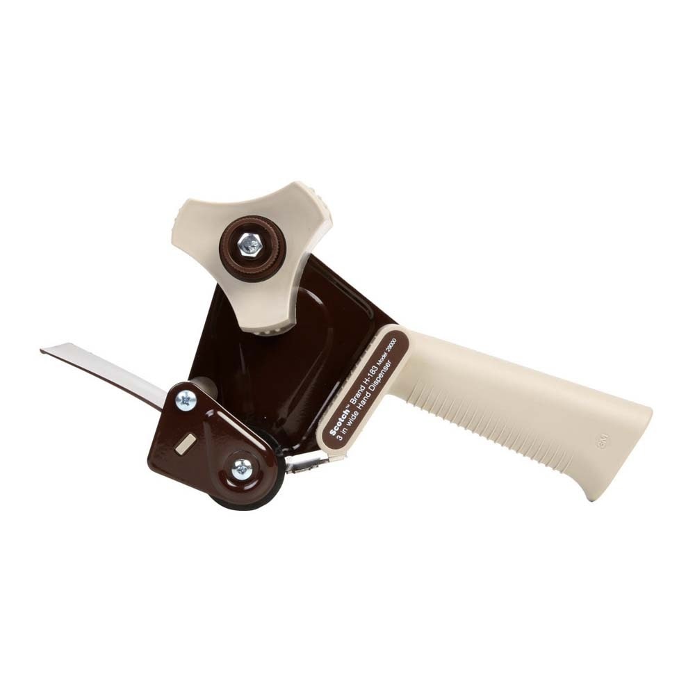 3M H183 3 Inch Box Sealing Tape Hand Dispenser for Packaging and Shipping (7000031099) (5 Pack)