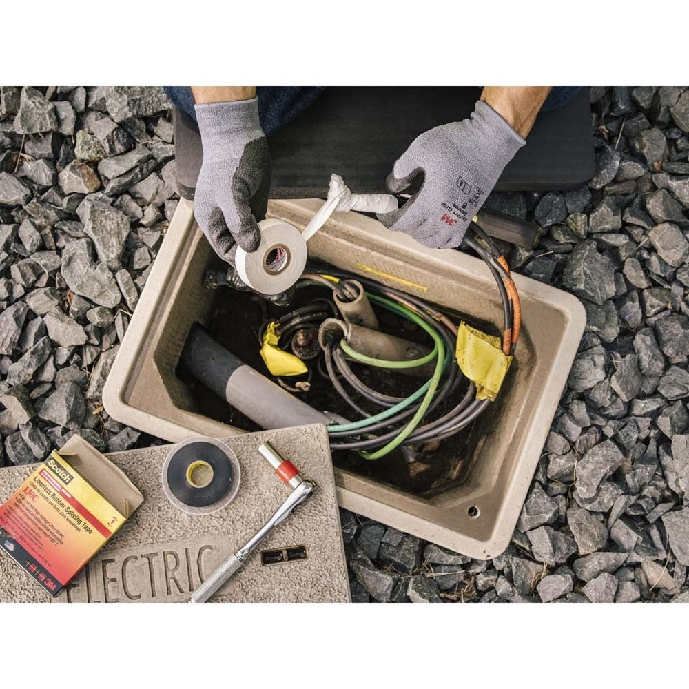 3M 7000031350 Glass Cloth Electrical Tape 69, White, 3/4 in x 36 yd - 8