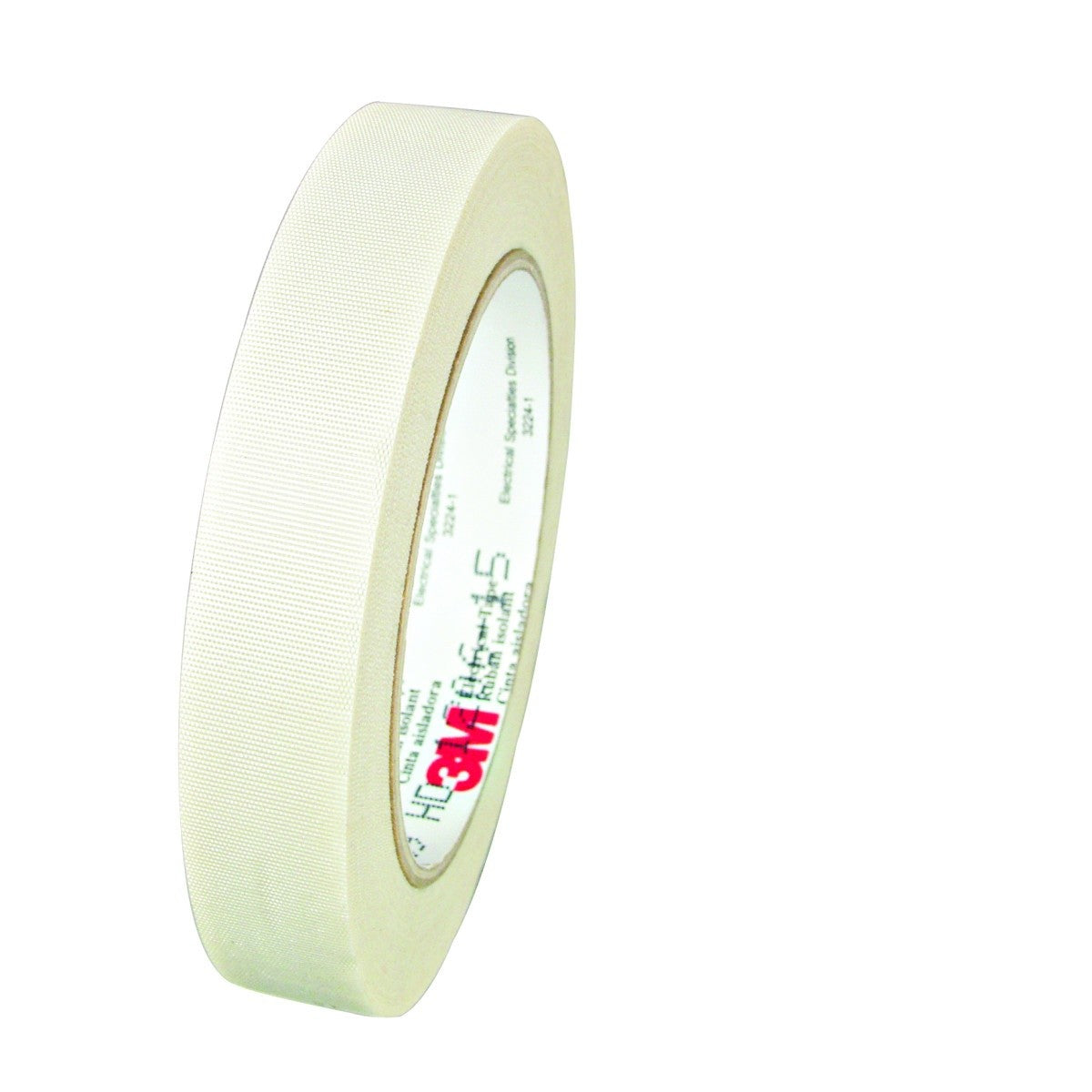 3M 69 1/2"X36YD MINI Scotch Glass Cloth Electrical Tape, Silicone Adhesive, White, 1/2 in x 36 yd (7000031352) (18 Pack)