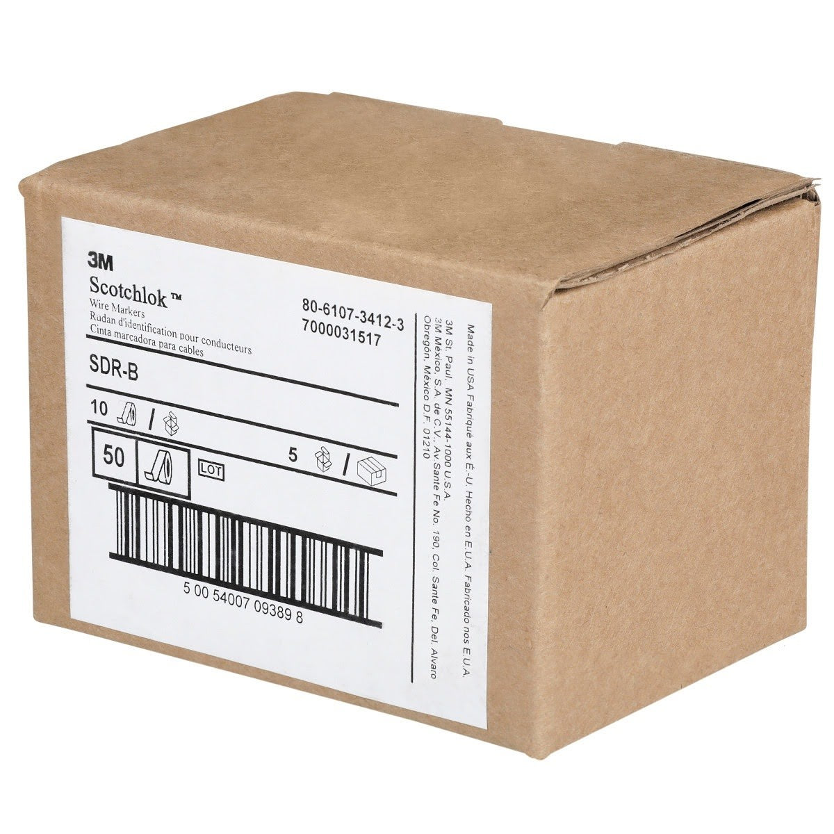 3M SDR-B ScotchCode Wire Marker Tape Refill (7000031517) (10 Pack) - 6