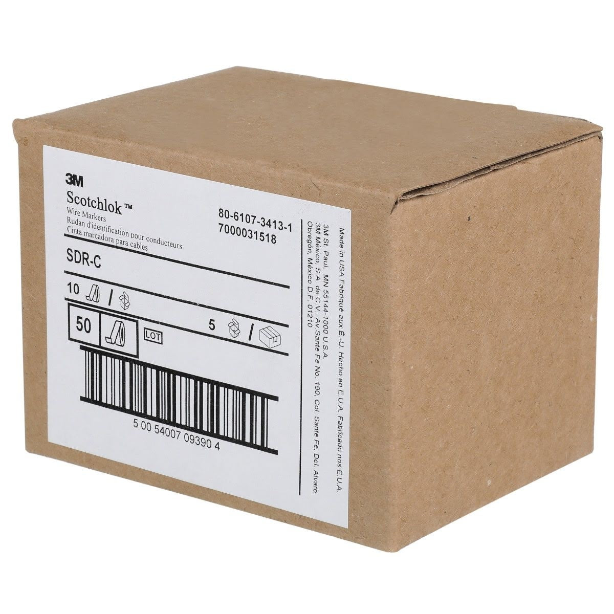 3M SDR-C Wire Marker Tape Refill Roll, Letter C, White (7000031518) (10 Pack) - 5