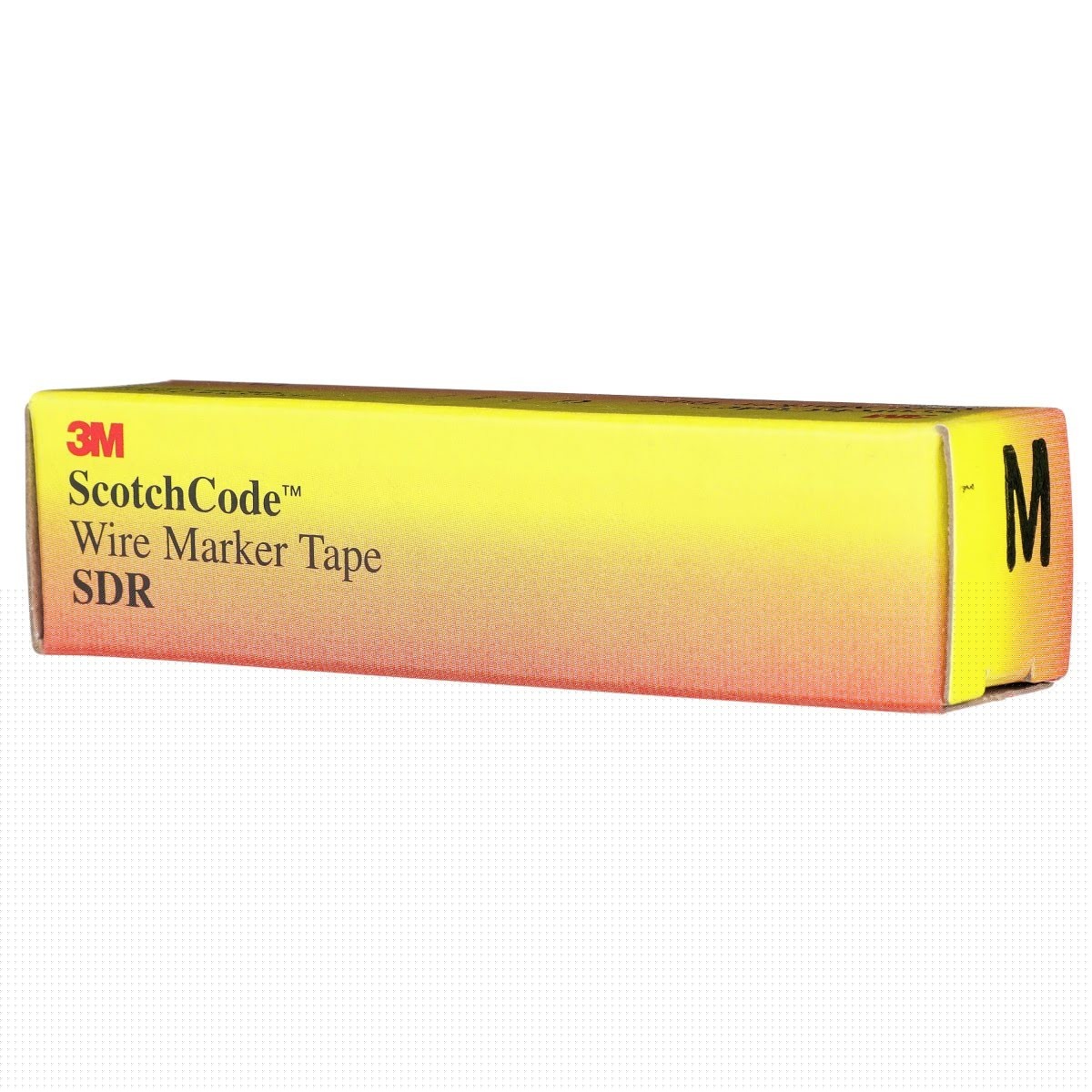 3M SDR-M Wire Marker Tape Refill Roll, Letter M, White (7000031528) (50 Pack) - 6
