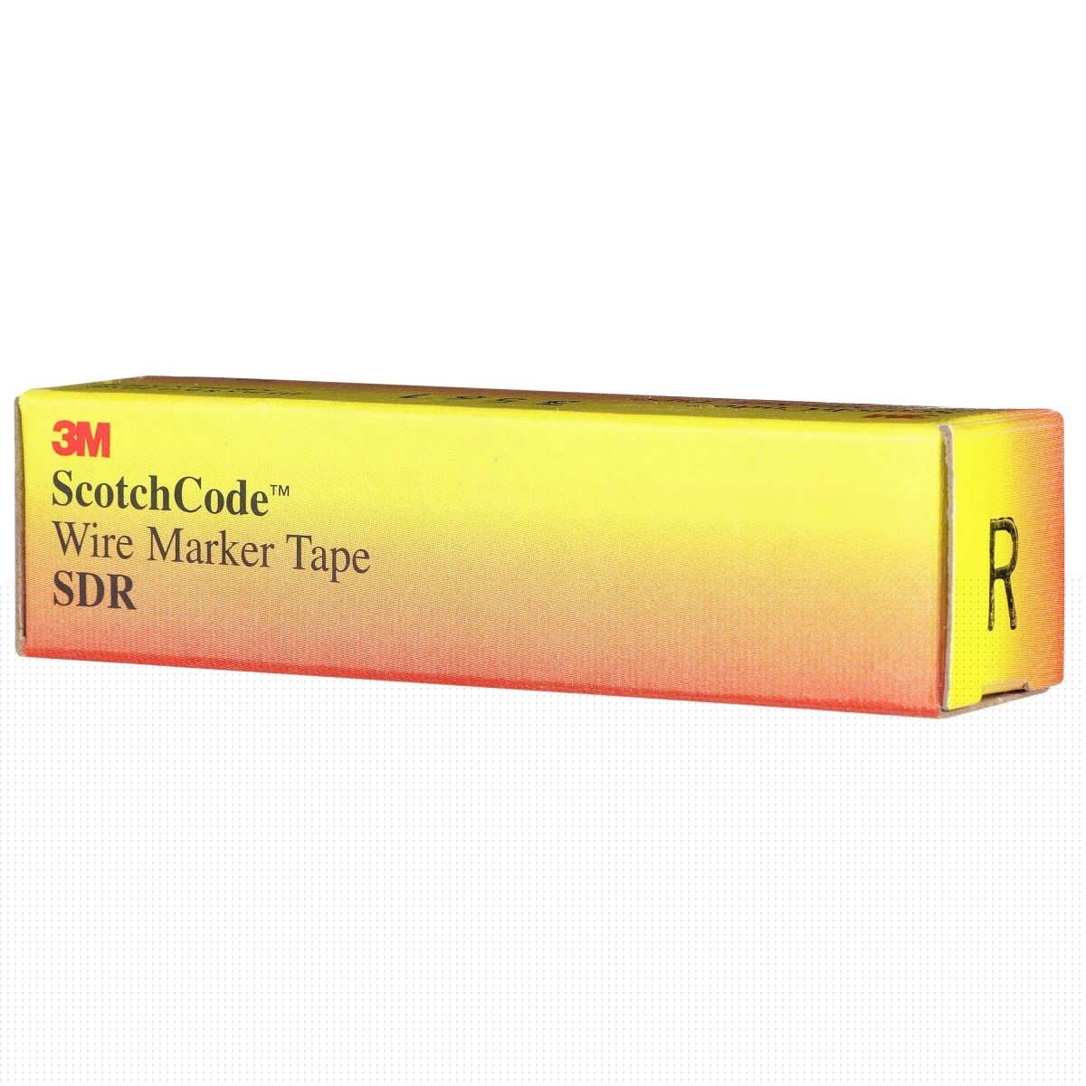 3M SDR-R Wire Marker Tape Refill Roll, White, Letter R (7000031533) (50 Pack) - 6