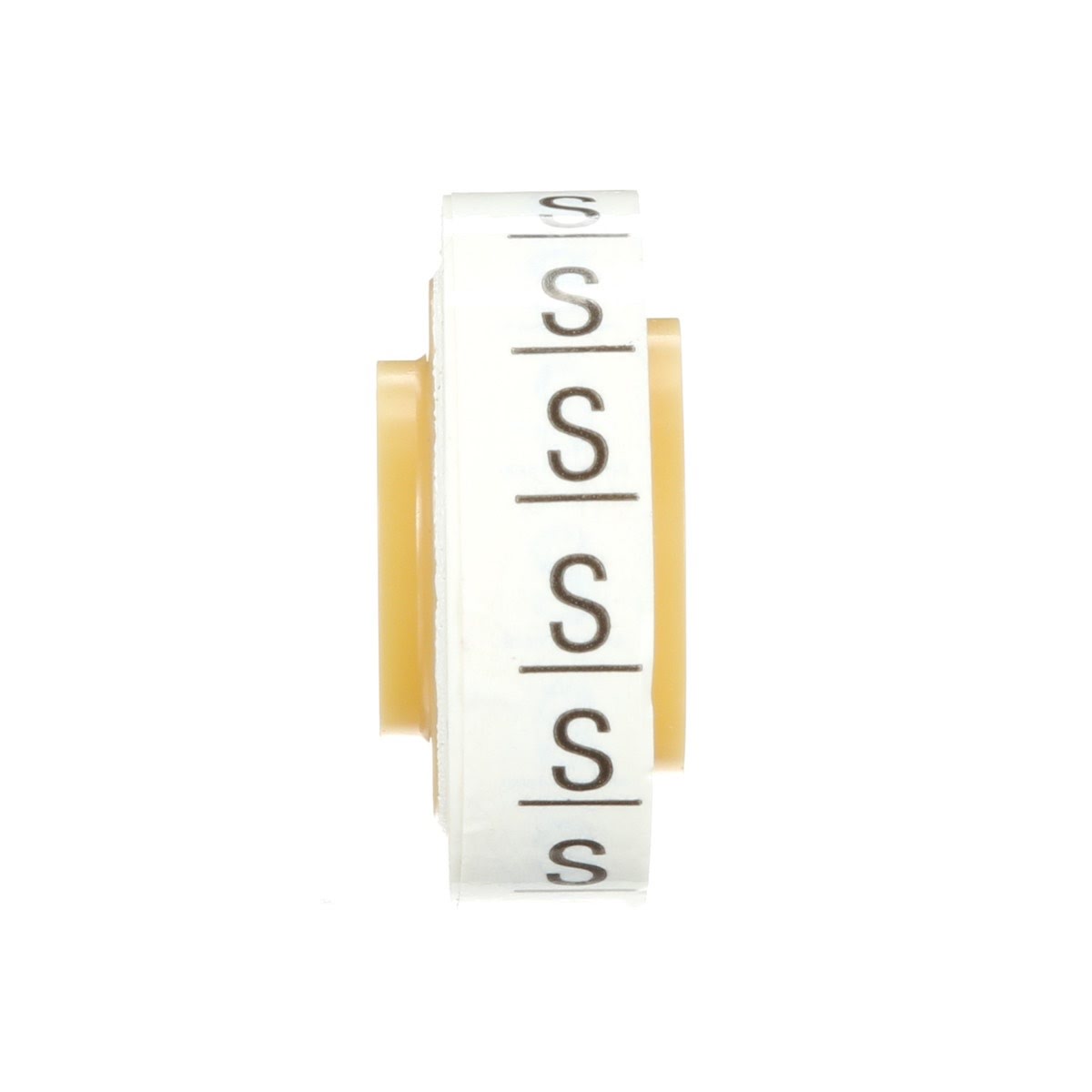 3M SDR-S Wire Marker Tape Refill Roll, Letter S, White (7000031534) (50 Pack) - 2