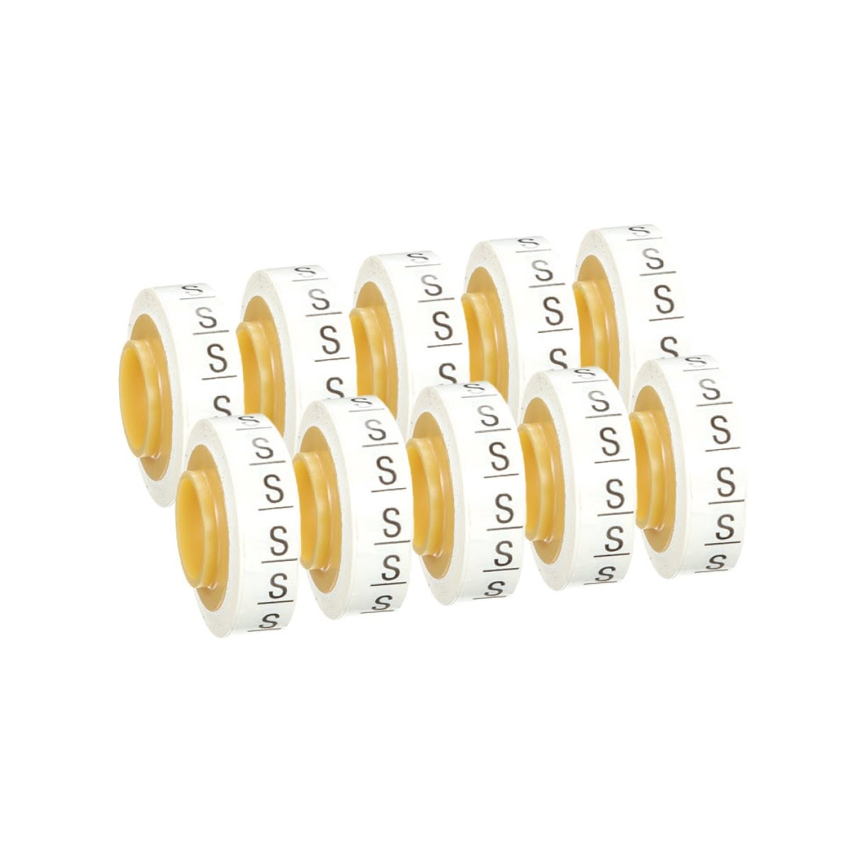 3M SDR-S Wire Marker Tape Refill Roll, Letter S, White (7000031534) (50 Pack) - 5