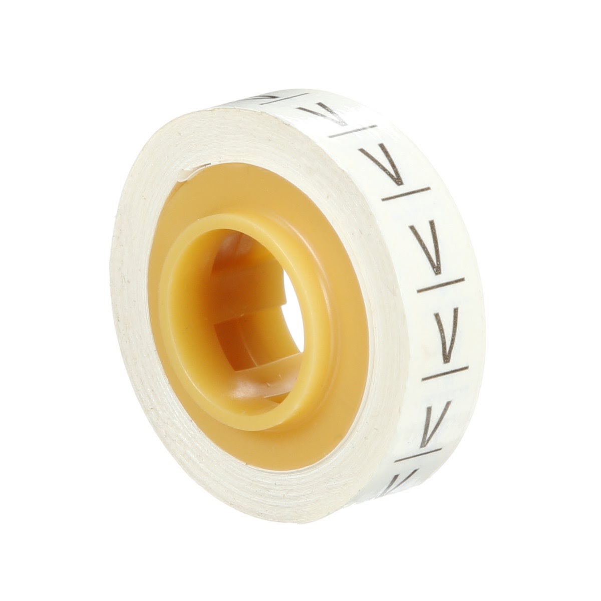 3M SDR-V Wire Marker Tape Refill Roll, Pre-printed V, White (7000031537) (10 Pack) - 4