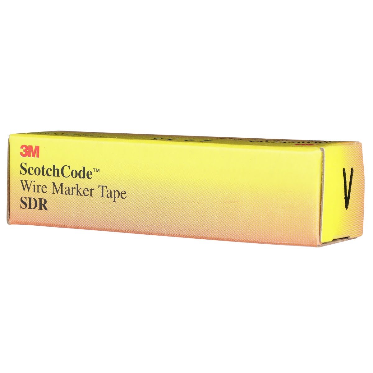3M SDR-V Wire Marker Tape Refill Roll, Pre-printed V, White (7000031537) (10 Pack) - 8