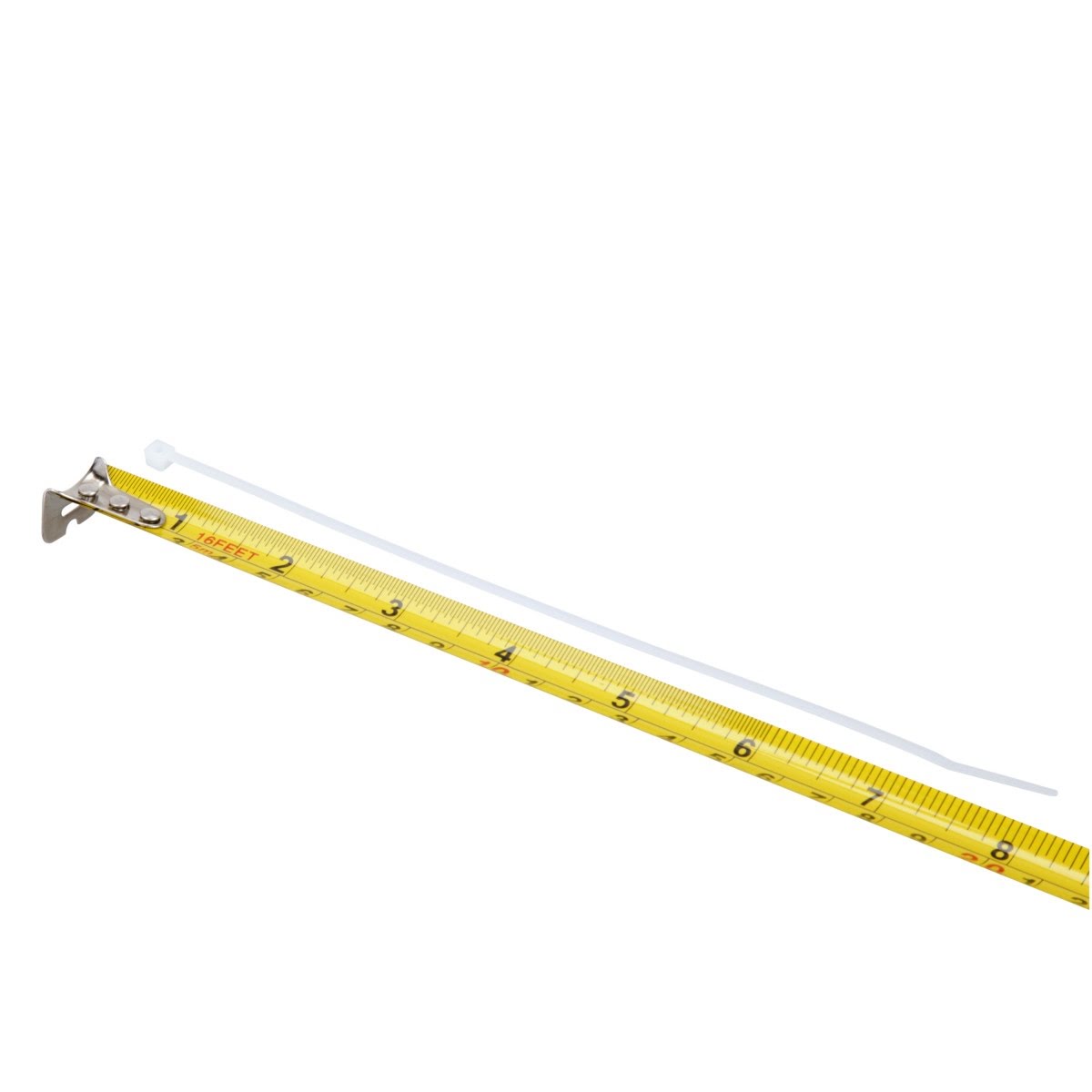 3M CT8NT18-M Miniature Cable Tie, Natural, Nylon 6/6, 18 lbs, 3/32 in x 8-3/32 in (7000031852) (10000 Pack) - 2