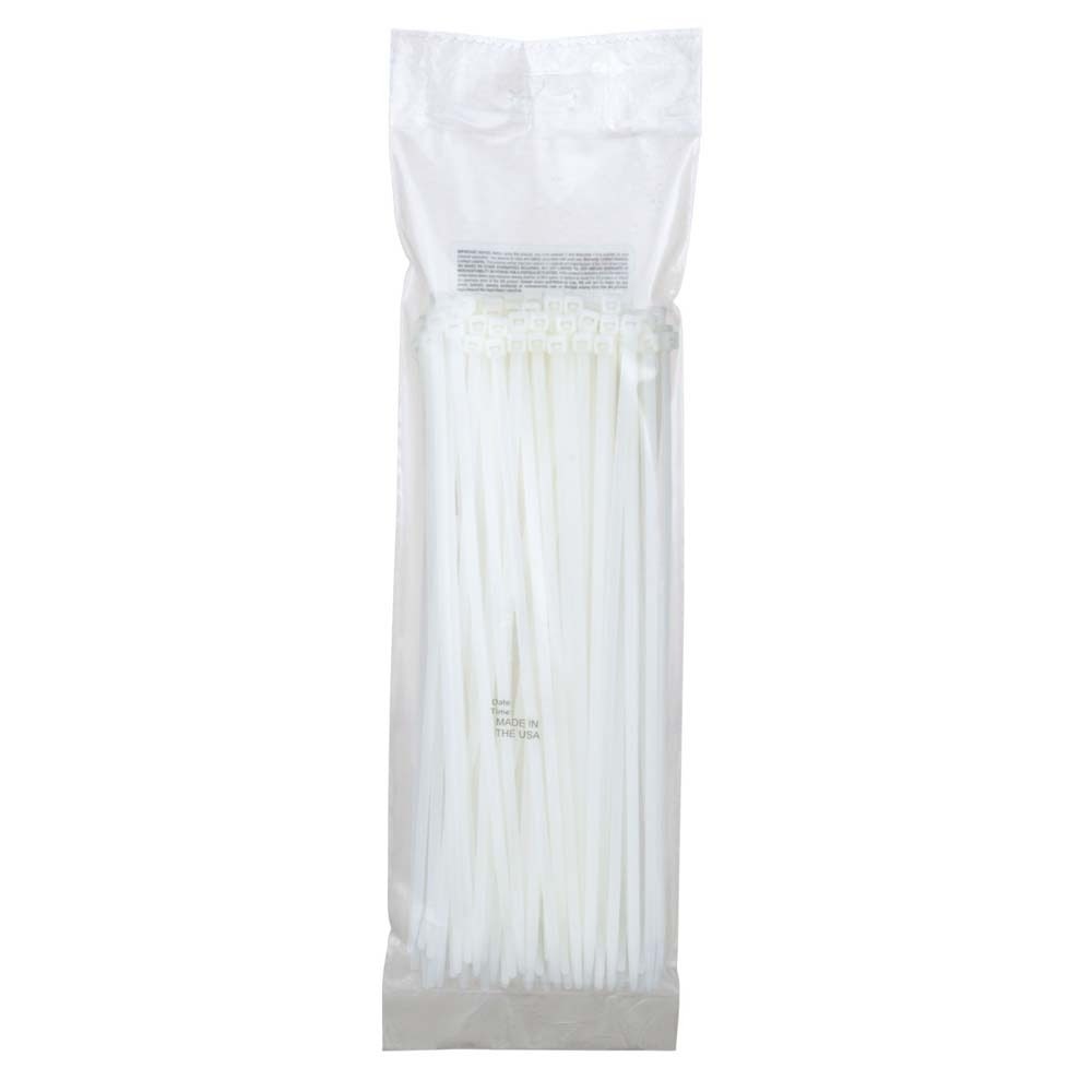 3M CT11NT50-C Cable Tie, Self-Locking, 11" 50lb Tensile Strength, (7000031856) (100 Pack) - 5