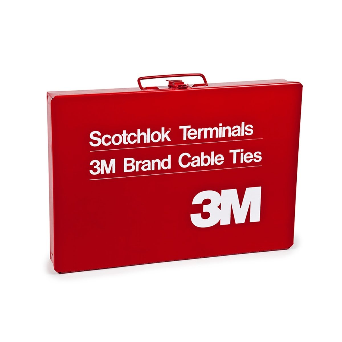 3M STK-1 Durable Metal Terminal Kit with 650 Insulated Terminals, 200 Cable Ties, TH-440 Crimp Tool and STD-0-9 Tape Dispenser, Red (7000036237) - 5