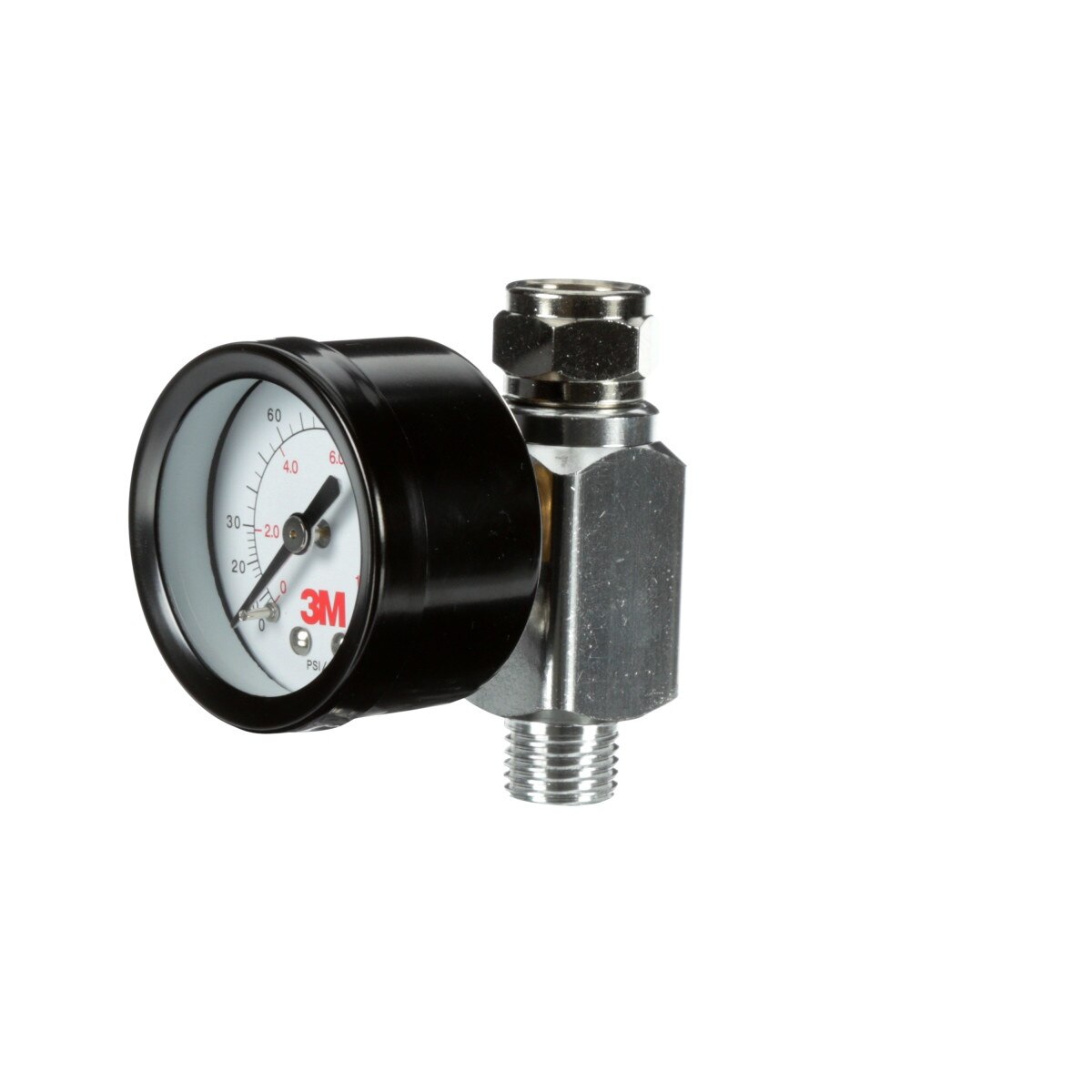 3M 16573 Accuspray Regulator and Air Flow Control Valve with Pressure Gauge (7000042715) - 2