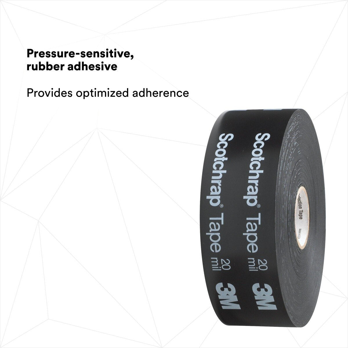 3M 51P-4X100FT Vinyl Corrosion Protection Tape 51, Printed, Black, 4 in x 100 ft (7000043017) (4 Pack) - 3